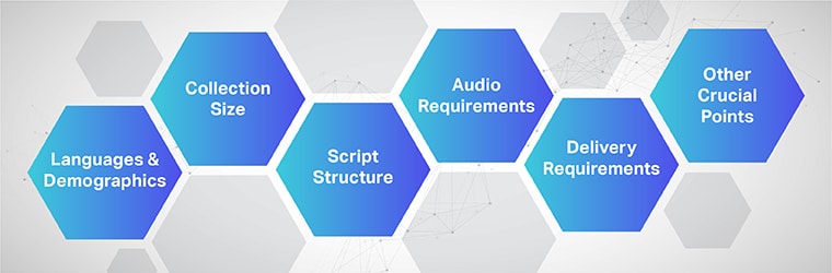 Points to keep in mind while customizing speech data collection