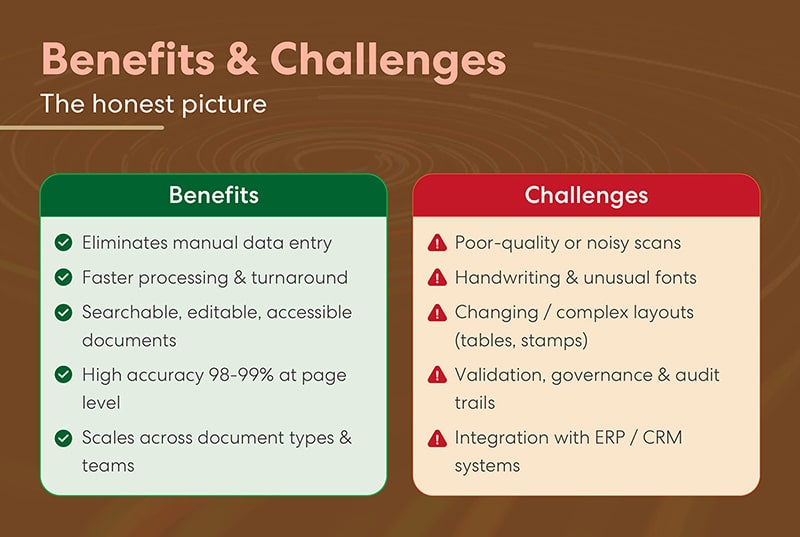 Benefits & challenges: the honest picture