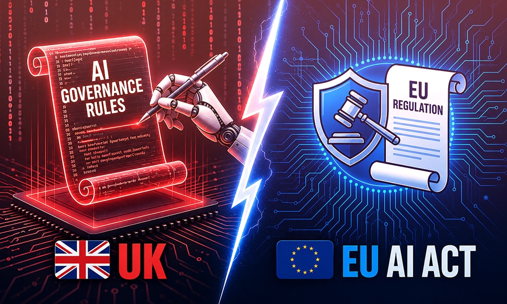 EU vs. VK AI-regels