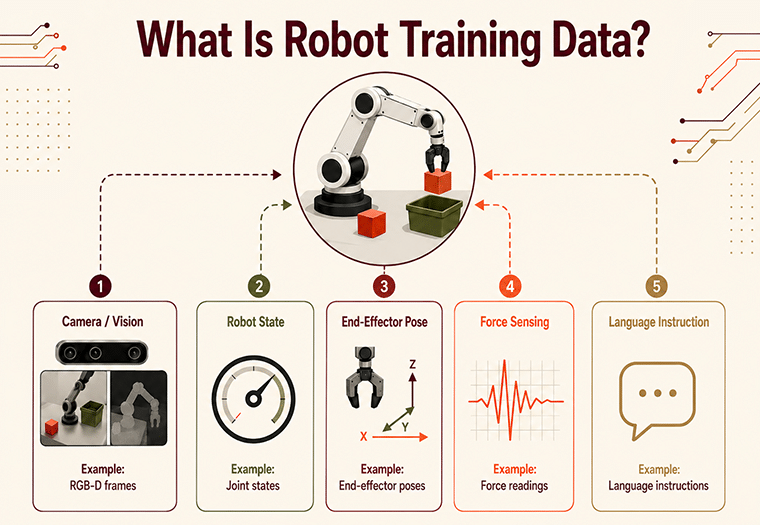 What is robot training data?