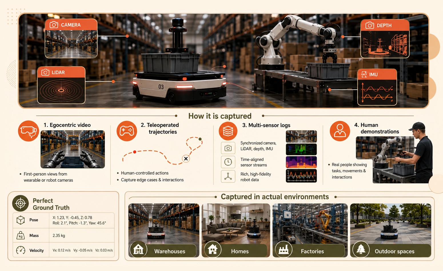 What is the real world data for robots?